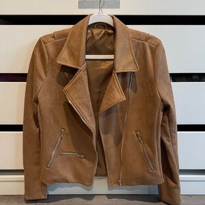 Tan Suede Women's Jacket